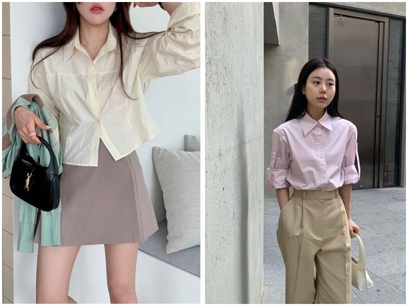 30 mẫu áo kiểu nữ đẹp giúp nàng phối đồ chuẩn fashionista