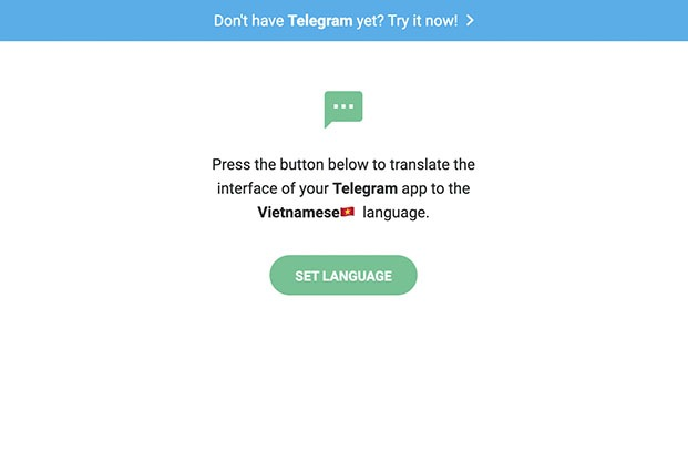 Cài tiếng Việt cho Telegram trên điện thoại và máy tính