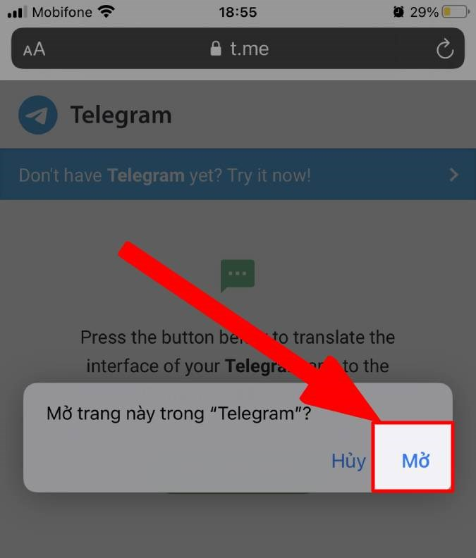 Cài tiếng Việt cho Telegram trên điện thoại và máy tính