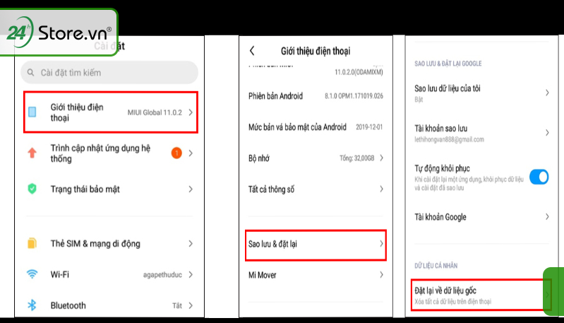 Cách khôi phục cài đặt gốc Xiaomi không mất dữ liệu CỰC DỄ