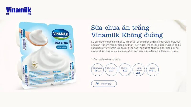 SỮA CHUA KHÔNG ĐƯỜNG BAO NHIÊU CALO? ĂN NHƯ THẾ NÀO ĐỂ KHÔNG BÉO?