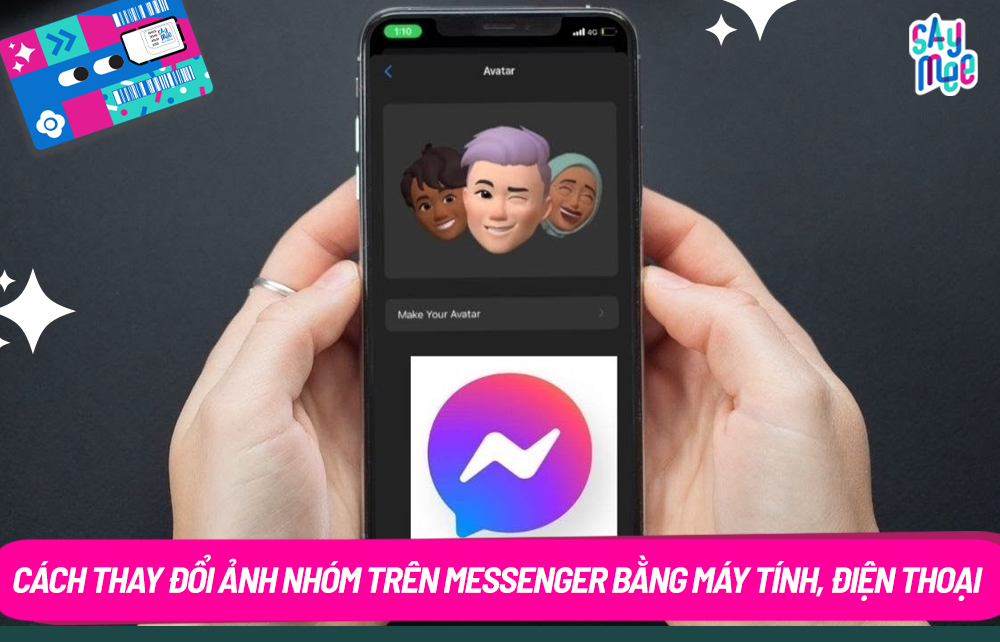 Cách thay đổi ảnh nhóm trên Messenger bằng máy tính, điện thoại