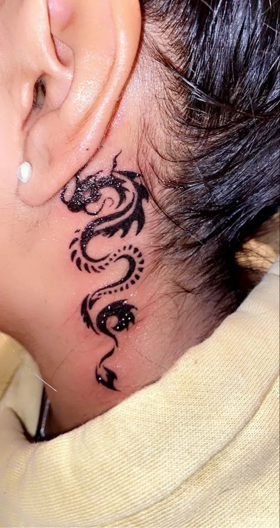 200 hình xăm con rồng mini cute cho cả nam và nữ chọn lọc - Genztattoo