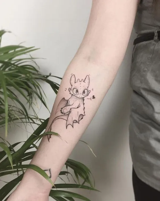 200 hình xăm con rồng mini cute cho cả nam và nữ chọn lọc - Genztattoo