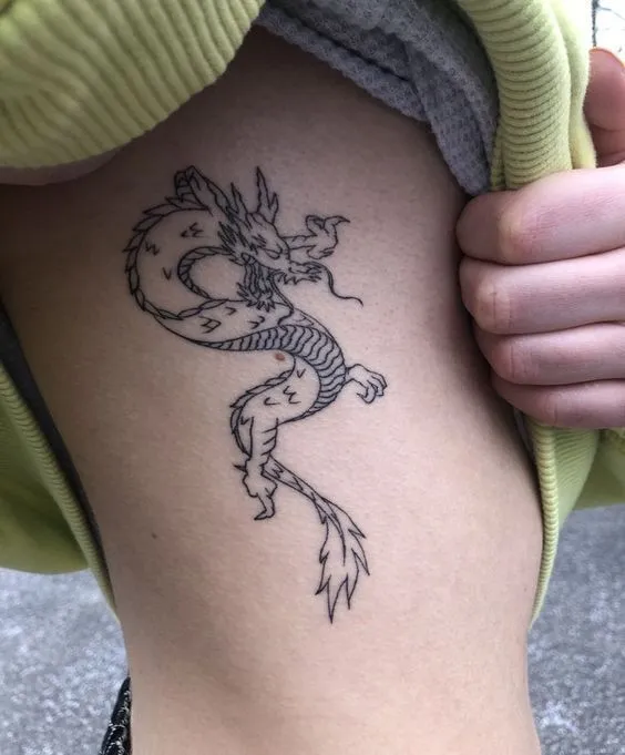 200 hình xăm con rồng mini cute cho cả nam và nữ chọn lọc - Genztattoo