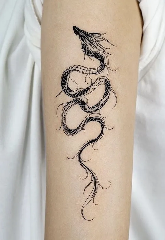 200 hình xăm con rồng mini cute cho cả nam và nữ chọn lọc - Genztattoo