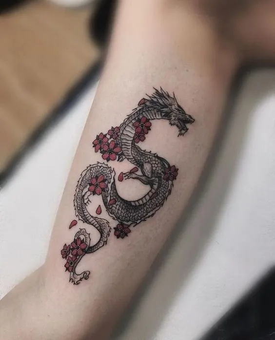 200 hình xăm con rồng mini cute cho cả nam và nữ chọn lọc - Genztattoo