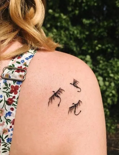 200 hình xăm con rồng mini cute cho cả nam và nữ chọn lọc - Genztattoo