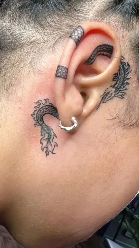 200 hình xăm con rồng mini cute cho cả nam và nữ chọn lọc - Genztattoo